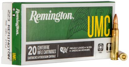 Picture of Remington Ammunition 23711 Umc 223 Rem 55 Gr Full Metal Jacket 20 Per Box/ 10 Cs 