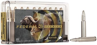 Picture of Federal P416t1 Premium Safari Cape-Shok 416 Rigby 400 Gr Trophy Bonded Bear Claw 20 Per Box/ 10 Case 