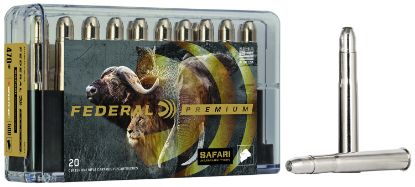 Picture of Federal P470t1 Premium Safari Cape-Shok 470 Nitro Express 500 Gr Trophy Bonded Bear Claw 20 Per Box/ 10 Case 