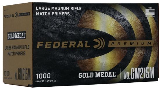 Picture of Federal Gm215m Gold Medal Premium Large Rifle Mag Multi Caliber 1000 Per Box 