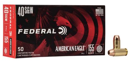 Picture of Federal Ae40r2 American Eagle Handgun 40 S&W 155 Gr Full Metal Jacket 50 Per Box/ 20 Case 