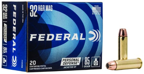 Picture of Federal C32hrb Personal Defense 32 H&R Mag 85 Gr Jacket Hollow Point 20 Per Box/ 25 Case 