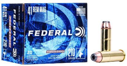 Picture of Federal C41a Power-Shok Handgun 41 Rem Mag 210 Gr Jacket Hollow Point 20 Per Box/ 25 Case 