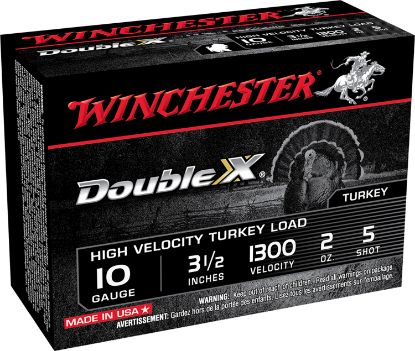 Picture of Winchester Ammo Sth105 Double X High Velocity Turkey 10 Gauge 3.50" 2 Oz 5 Shot 10 Per Box/ 10 Case 