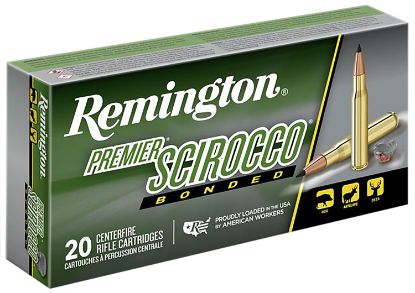 Picture of Remington Ammunition 29330 Premier Scirocco Bonded 300 Win Mag 180 Gr Swift Scirocco Bonded 20 Per Box/ 10 Cs 