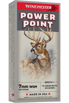 Picture of Winchester Ammo X7mmwsm Power-Point 7Mm Wsm 150 Gr Power Point 20 Per Box/ 10 Case 