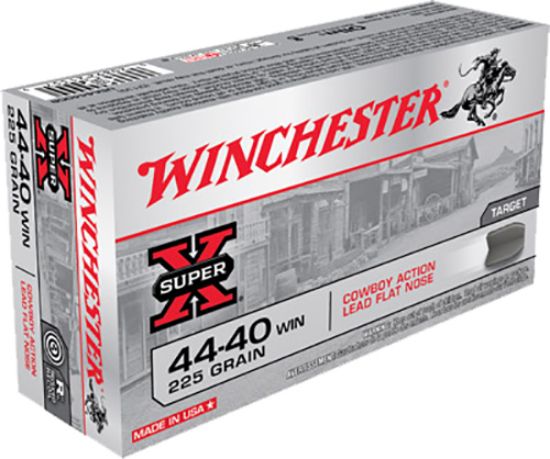 Picture of Winchester Ammo Usa4440cb Super X Cowboy Action 44-40 Win 225 Gr Lead Flat Nose 50 Per Box/ 10 Case 