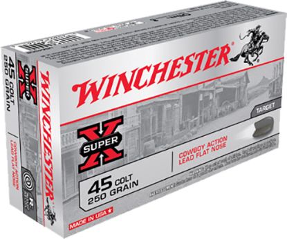 Picture of Winchester Ammo Usa45cb Super X Cowboy Action 45 Colt 250 Gr Lead Flat Nose 50 Per Box/ 10 Case 