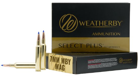 Picture of Weatherby N7mm160pt Select Plus 7Mm Wthby Mag 160 Gr Nosler Spitzer Partition 20 Per Box/ 10 Case 