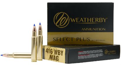 Picture of Weatherby H416400rn Select Plus 416 Wthby Mag 400 Gr Soft Point Round Nose 20 Per Box/ 10 Case 