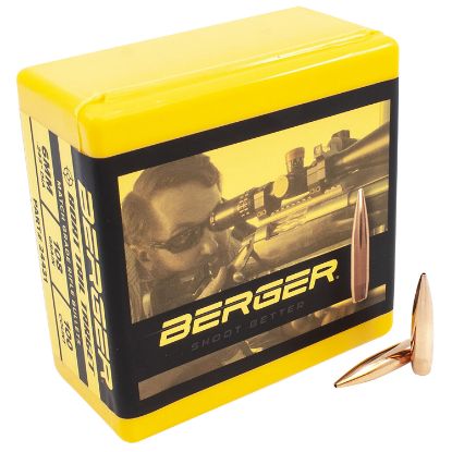 Picture of Berger Bullets 24431 Target Match Grade 6Mm .243 108 Gr Boat Tail 100 Per Box 