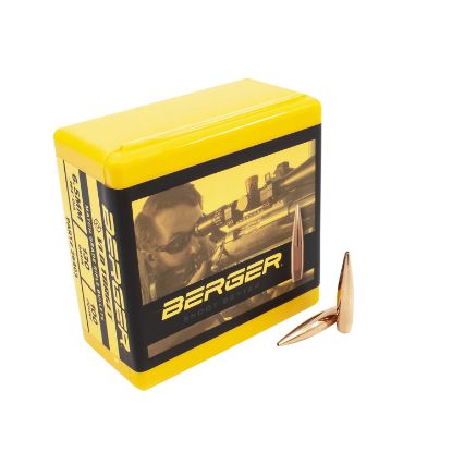 Picture of Berger Bullets 26403 Vld Target Long Range 6.5 Creedmoor .264 130 Gr Secant Very Low Drag 100 Per Box 