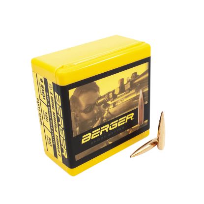 Picture of Berger Bullets 26409 Target Match Grade 6.5 Creedmoor .264 140 Gr Tangent Long Range Boat Tail 100 Per Box 