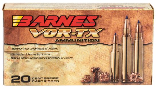 Picture of Barnes Bullets 21541 Vor-Tx Rifle 308 Win 168 Gr Tipped Tsx Boat Tail 20 Per Box/ 10 Case 
