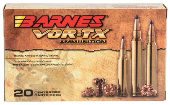 Picture of Barnes Bullets 21537 Vor-Tx Rifle 300 Win Mag 165 Gr Tipped Tsx Boat Tail 20 Per Box/ 10 Case 