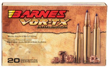Picture of Barnes Bullets 21538 Vor-Tx Rifle 300 Win Mag 180 Gr Tipped Tsx Boat Tail 20 Per Box/ 10 Case 