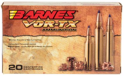Picture of Barnes Bullets 21539 Vor-Tx Rifle 300 Rum 180 Gr Tipped Tsx Boat Tail 20 Per Box/ 10 Case 