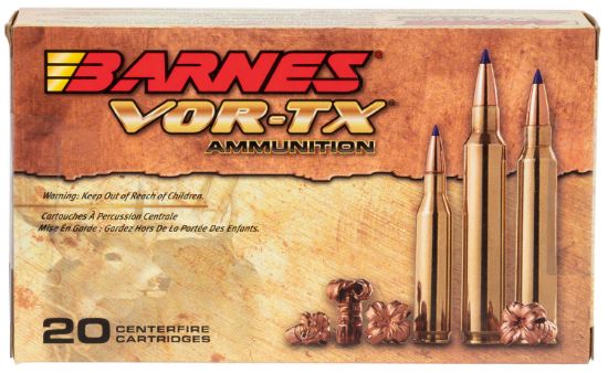Picture of Barnes Bullets 21539 Vor-Tx Rifle 300 Rum 180 Gr Tipped Tsx Boat Tail 20 Per Box/ 10 Case 