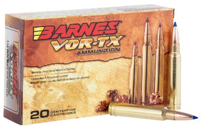 Picture of Barnes Bullets 21542 Vor-Tx Rifle 338 Win Mag 225 Gr Tipped Tsx Boat Tail 20 Per Box/ 10 Case 