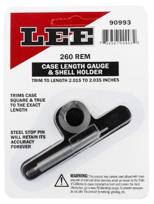 Picture of Lee Precision 90993 Case Length Gauge 260 Rem 