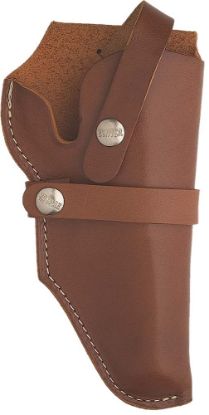 Picture of Hunter Company 1190 Hip Holster Owb Chestnut Tan Leather Belt Loop Fits Taurus Judge 3" Cylinder Fits 2-3" Barrel Right Hand 