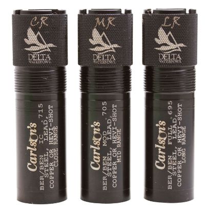 Picture of Carlson's Choke Tubes 07119 Delta Waterfowl 12 Gauge Mid-Range Long Range Close Range 17-4 Stainless Steel 