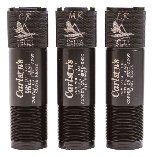 Picture of Carlson's Choke Tubes 07269 Delta Waterfowl 12 Gauge Mid-Range Long Range Close Range 17-4 Stainless Steel 