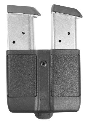 Picture of Blackhawk 410510Pbk Double Mag Case Black Polymer Belt Clip Compatible W/ Single Stack 9Mm/10Mm/40/45/357 