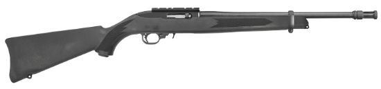 Picture of Ruger 1261 10/22 Tactical Full Size 22 Lr 10+1 16.10" Satin Black Threaded Barrel, Receiver W/Scope Rail, Black Synthetic Fixed Stock, Right Hand 