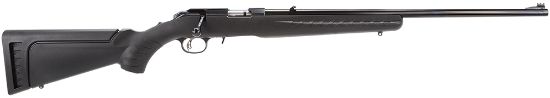 Picture of Ruger 8311 American Rimfire Full Size 17 Hmr 9+1 22" Satin Blued Steel Barrel, Drilled & Tapped Receiver, Black Synthetic Adjustable Stock, Right Hand 