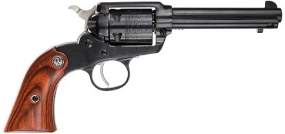 Picture of Ruger 0912 Bearcat 22 Lr Blued Alloy Steel 4.2" Barrel & 6Rd Unfluted Engraved Cylinder, Hardwood Grip, Blade Front/Integral Notched Rear Sights 