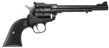 Picture of Ruger 0622 Single-Six Convertible 22 Lr Or 22 Wmr 6.50" Barrel 6Rd Cylinder, Blued Alloy Steel, Checkered Hard Rubber Grip, Adjustable Rear Sight, Transfer Bar Safety, Includes 22 Wmr Cylinder 