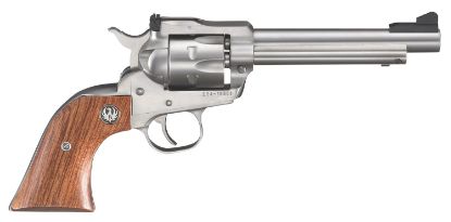 Picture of Ruger 0625 Single-Six Convertible 22 Lr Or 22 Wmr 5.50" Barrel 6Rd Cylinder, Satin Stainless Steel, Hardwood Grip, Adjustable Rear Sight, Transfer Bar Safety, Includes 22 Wmr Cylinder 