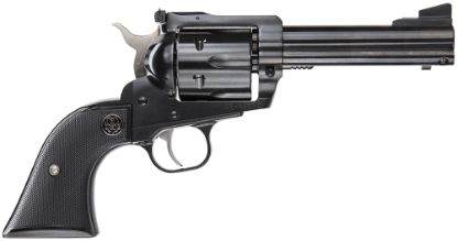 Picture of Ruger 0446 Blackhawk Convertible 45 Colt (Lc)/45 Acp 6 Shot, 4.63" Blued Steel Barrel, Blued Cylinder, Blued Steel Frame, Black Checkered Rubber Grip, Exposed Hammer 