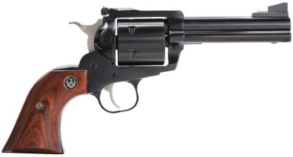 Picture of Ruger 0813 Super Blackhawk 44 Rem Mag 4.63" Barrel 6Rd Cylinder, Blued Alloy Steel, Hardwood Grip, Transfer Bar Safety 