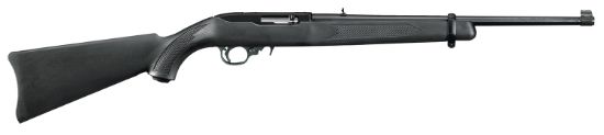 Picture of Ruger 1151 10/22 Carbine 22 Lr 10+1 18.50" Barrel, Satin Black Alloy Steel, Black Synthetic Stock, Cross-Bolt Manual Safety 