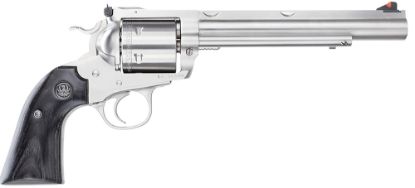 Picture of Ruger 0862 Super Blackhawk Hunter Large Frame 44 Rem Mag/44 Special 6Rd 7.50" Satin Stainless W/Integral Mount Barrel, Cylinder & Frame, Bisley Black Laminate Grip, Transfer Bar Safety 