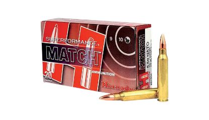 Picture of Hornady 81264 Superformance Match 5.56X45mm Nato 75 Gr Boat Tail Hollow Point 20 Per Box/ 10 Case 