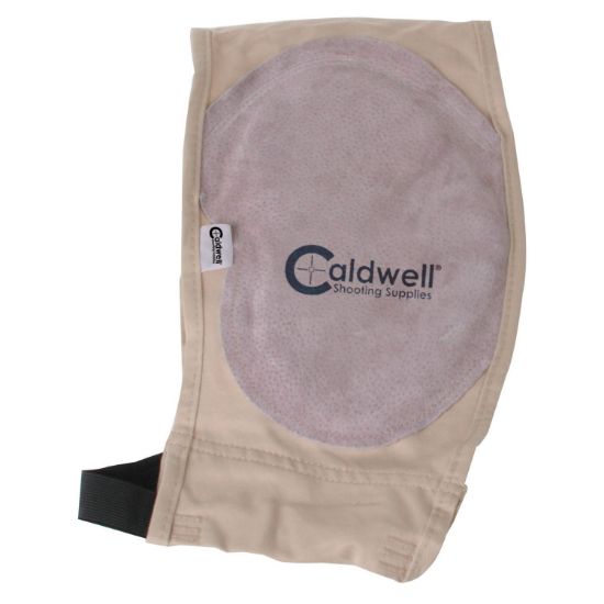 Picture of Caldwell 310010 Mag Plus Recoil Shield Tan Cloth W/Leather Pad Ambidextrous 