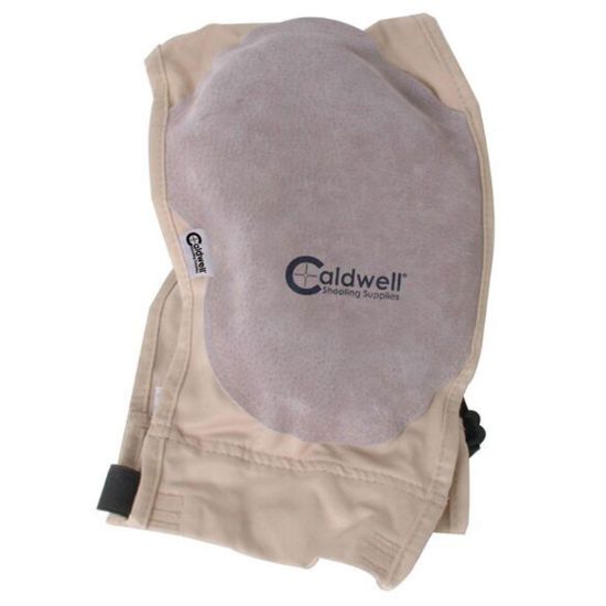 Picture of Caldwell 330110 Super Mag Plus Recoil Shield Tan Cloth W/Leather Pad Ambidextrous 