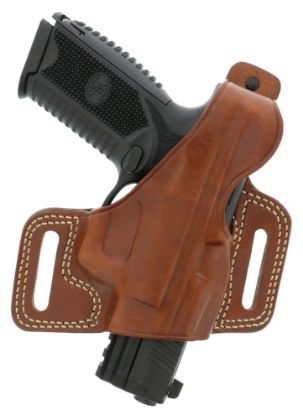 Picture of Galco Sil212 Silhouette Owb Tan Leather Belt Slide Fits 1911 Fits 3.50" Barrel Right Hand 