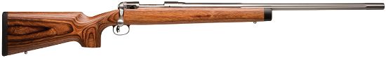 Picture of Savage Arms 19139 12 Bvss 308 Win Caliber With 4+1 Capacity, 26" Barrel, Matte Stainless Metal Finish & Satin Brown Laminate Stock Right Hand (Full Size) 