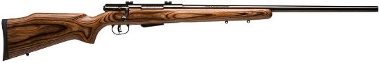 Picture of Savage Arms 19140 25 Lightweight Varminter 22 Hornet 4+1 Cap 24" Matte Black Rec/Barrel Natural Brown Laminate Stock Right Hand (Full Size) 