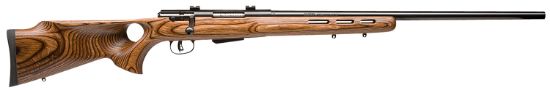 Picture of Savage Arms 19142 25 Lightweight Varminter-T 222 Rem 4+1 Cap 24" Matte Black Rec/Barrel Natural Brown Laminate Fixed Thumbhole Stock Right Hand (Full Size) 