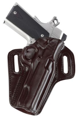 Picture of Galco Con212b Concealable Owb Black Leather Belt Slide Fits 1911 Right Hand 