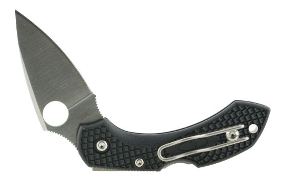 Picture of Spyderco C28pbk2 Dragonfly 2 2.25" Folding Clip Point Plain Vg-10 Ss Blade Black Frn Handle Includes Pocket Clip 