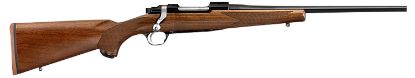 Picture of Ruger 37140 Hawkeye Compact 7Mm-08 Rem 4+1 16.50" Satin Blued Steel Barrel, Integral Scope Mounts Steel Receiver, Fixed American Walnut Stock 