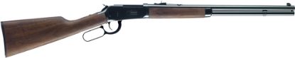 Picture of Winchester Guns 534174114 Model 94 Short Rifle 30-30 Win Caliber With 7+1 Capacity, 20" Barrel, Brushed Polish Blued Metal Finish & Satin Walnut Fixed Straight Grip Stock Right Hand (Full Size) 