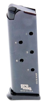 Picture of Promag Col02 Standard 7Rd 45 Acp Fits 1911 Government Blued Steel 