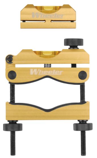 Picture of Wheeler 119050 Pro Reticle Leveling System Black/Yellow Aluminum Universal 